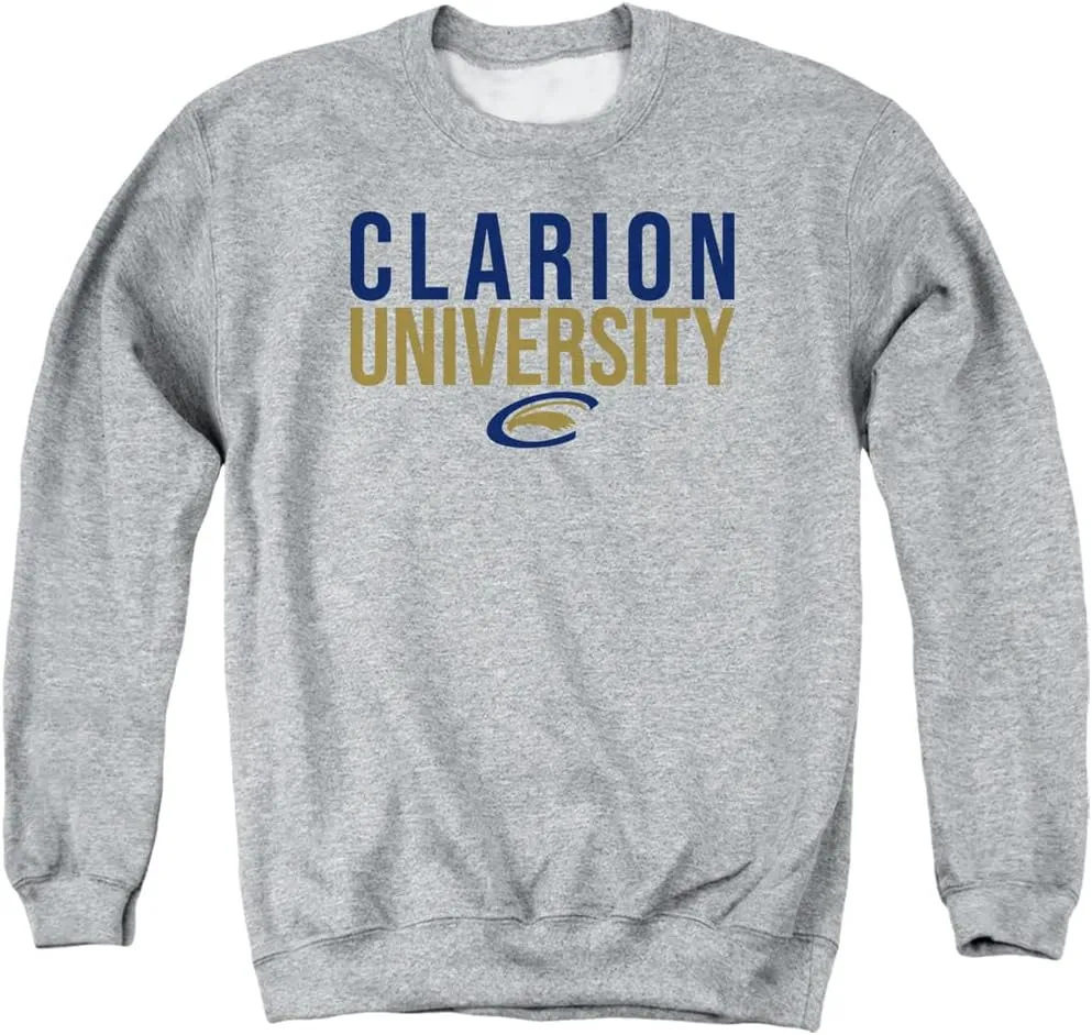 LOGOVISION Clarion University Official Stacked Unisex Adult Crewneck Sweatshirt
