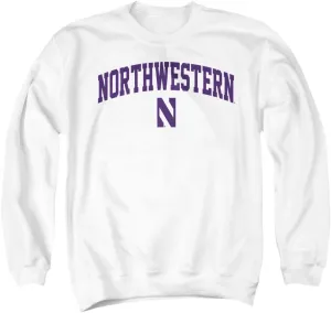 LOGOVISION Northwestern University One Color Arch Unisex Adult Crewneck Sweatshirt