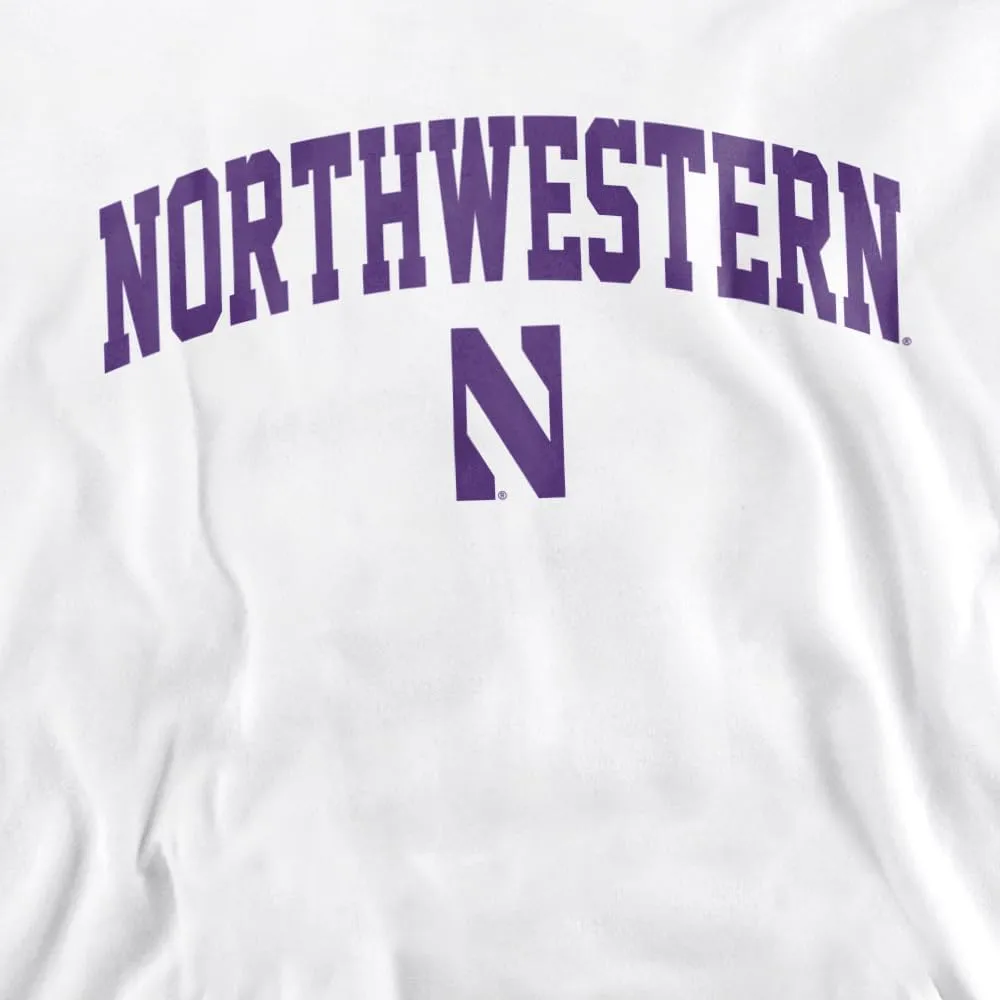 LOGOVISION Northwestern University One Color Arch Unisex Adult Crewneck Sweatshirt