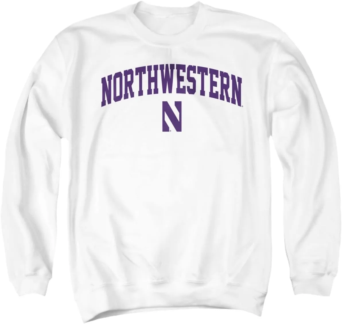 LOGOVISION Northwestern University One Color Arch Unisex Adult Crewneck Sweatshirt