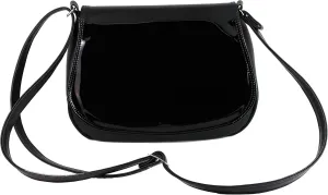 LONI Shoulder Bags for Women Purse Handbag Crossbody Everyday Saddle Bag Medium Patent/Pu Leather