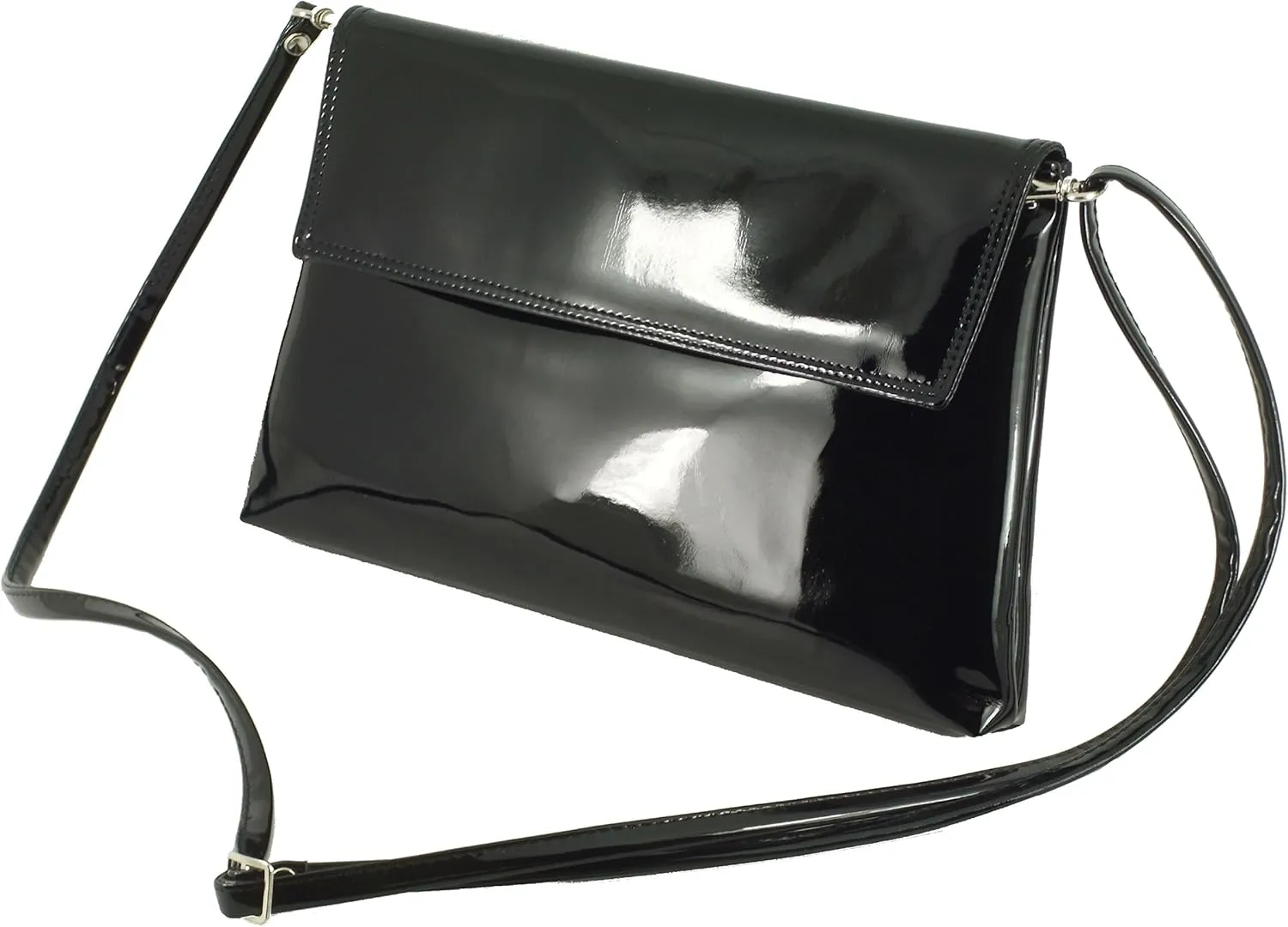 LONI Womens Charming Clutch Purse Shoulder Cross-body Bag Patent