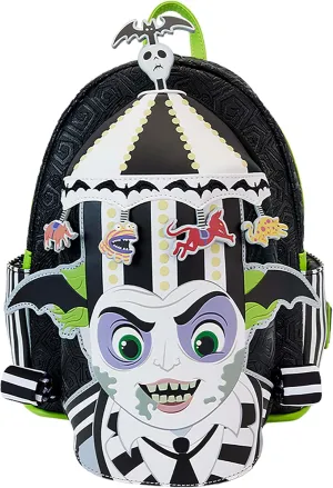 Loungefly Beetlejuice Carousel Glow in The Dark Cosplay MINI Backpack