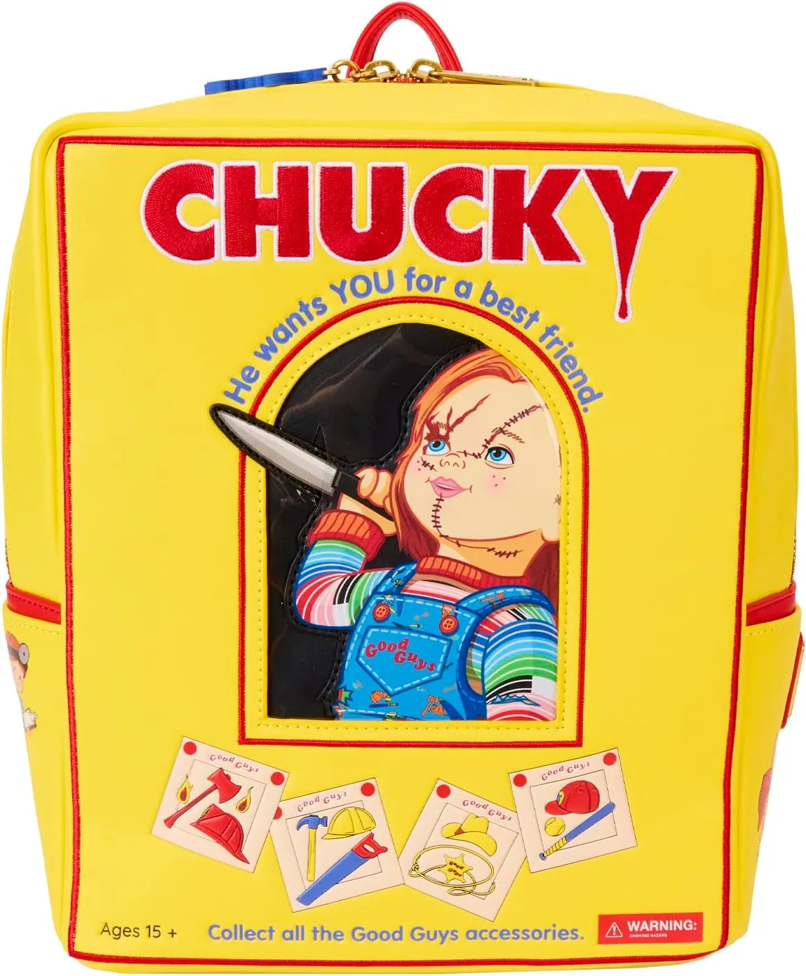 Loungefly Chucky Good Guys Box Mini Backpack