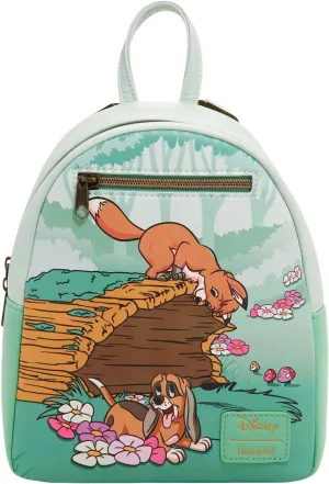 Loungefly Disney The Fox And The Hound Forest Fun Mini Backpack SAGE GREEN NONE