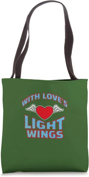Love Light Wings Romeo Juliet Quotation Shakespeare Play Tote Bag