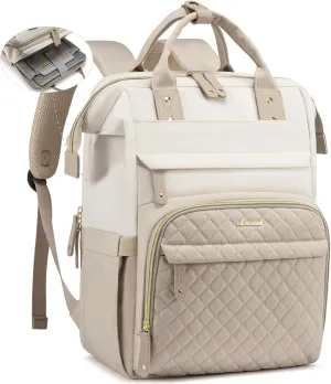 LOVEVOOK Laptop Backpack for Women, 15.6'' Waterproof Nurse Bag Teacher Work Backpack Purse for Women, Travel Computer Backpack for College Office Business Ladies