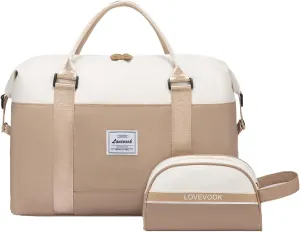 LOVEVOOK Weekender Bag for Women Cute Travel Tote Bag Gym Duffel Bag with Toiletry Bag Carry On Bag Overnight Hospital Bag