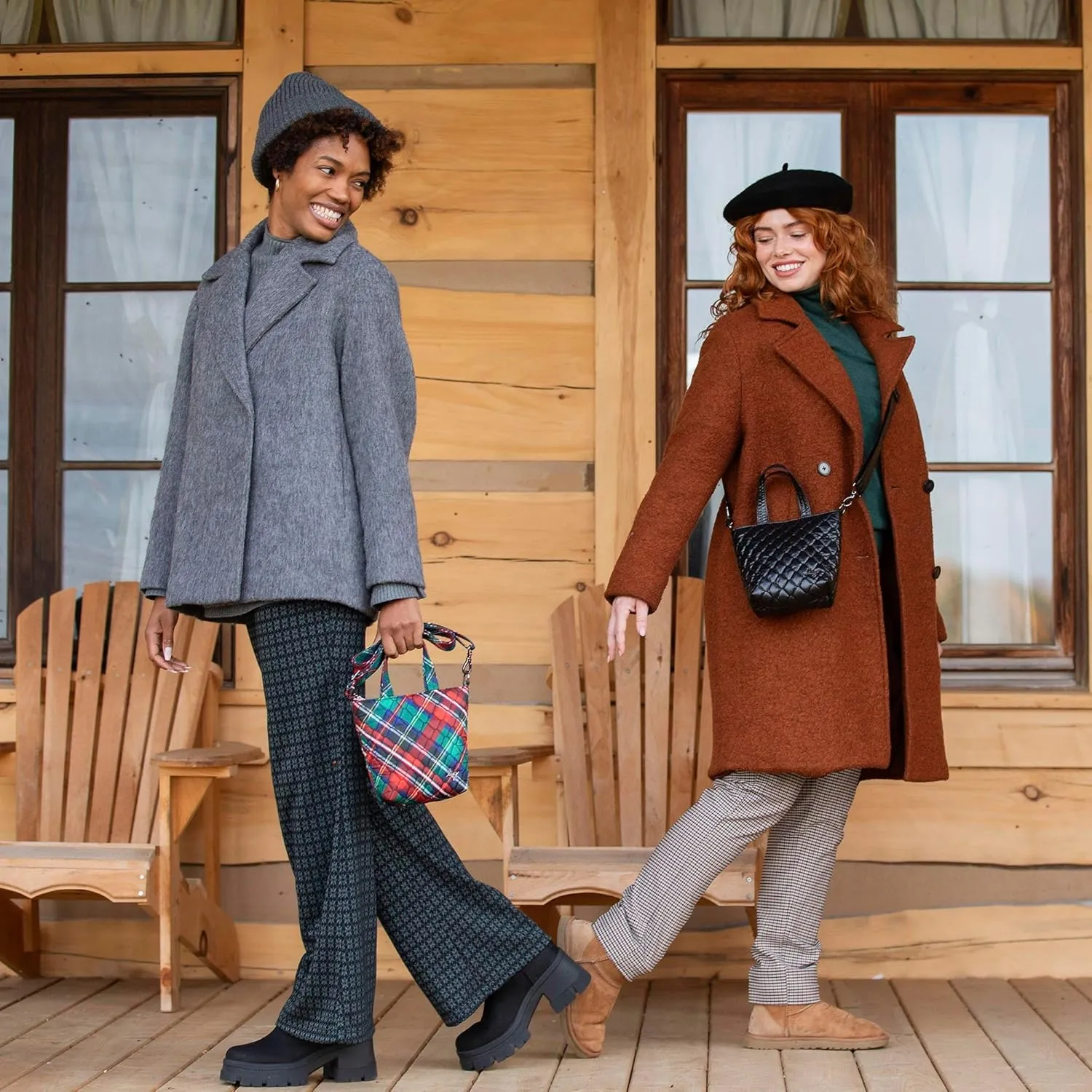 Lug Tip Toe Crossbody Bag
