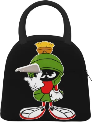 Lunch Bag Marvin Anime The Martian Portable Reusable Lunch Box Insulated Lunch Tote for Office Outdoor Picnic Women Men Handbags Tote 10.4 X 6.5 X 8.6in