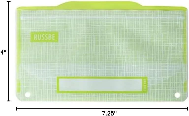 Lunch Systems, Reusable Snack and Sandwich Bags, Green Pear