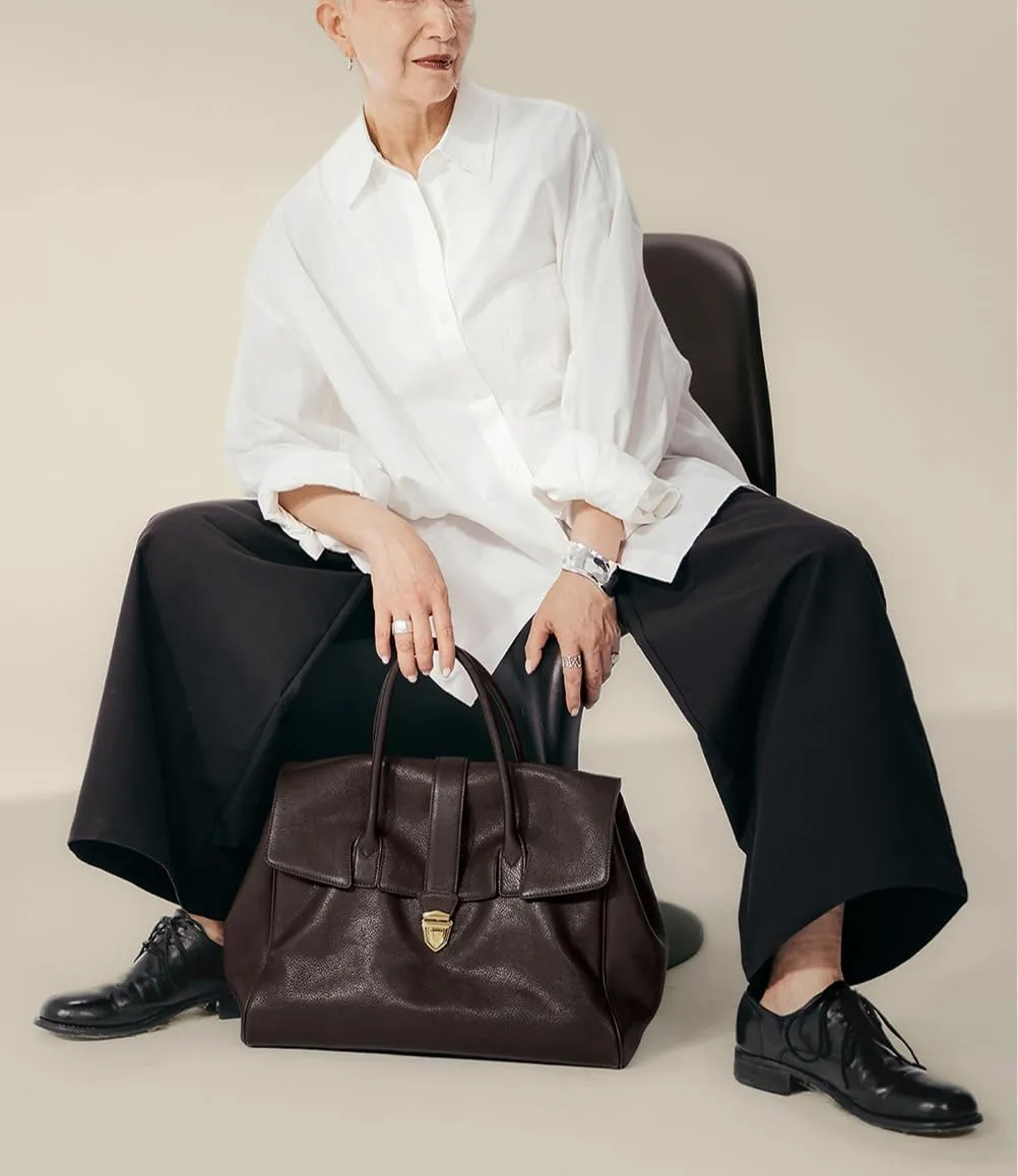 Luxury Designer Messenger Clutch Genuine Leather Handbag for Women Soft Leather Large Capacity Work Tote Bag