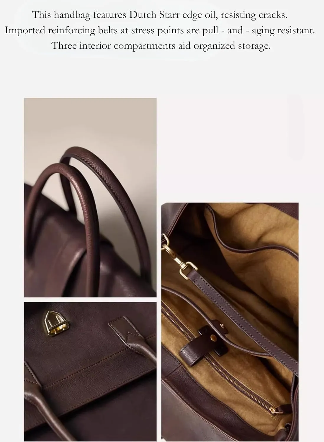 Luxury Designer Messenger Clutch Genuine Leather Handbag for Women Soft Leather Large Capacity Work Tote Bag