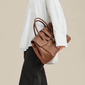 Luxury Designer Messenger Clutch Genuine Leather Handbag for Women Soft Leather Large Capacity Work Tote Bag