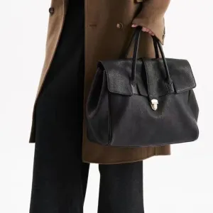 Luxury Designer Messenger Clutch Genuine Leather Handbag for Women Soft Leather Large Capacity Work Tote Bag