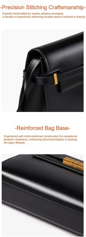 Magnetic Closure, Adjustable Strap Multiple Color&Texture Annual New Handmade Genuine Leather Crossbody Bag