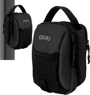 Magnetic Gym Bag for Men & Women | Crossbody Sling Bag | Small Workout Backpack with Magnetic Attachment | Keep Essentials Off Dirty Floors | Fanny Pack for Gym, Travel, Work, and Sports (Black)