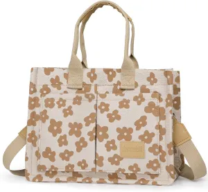 Makukke Tote Bags for Women Handbag Small Tote Purse Nylon Shoulder Bag Crossbody Bag for Office, Travel