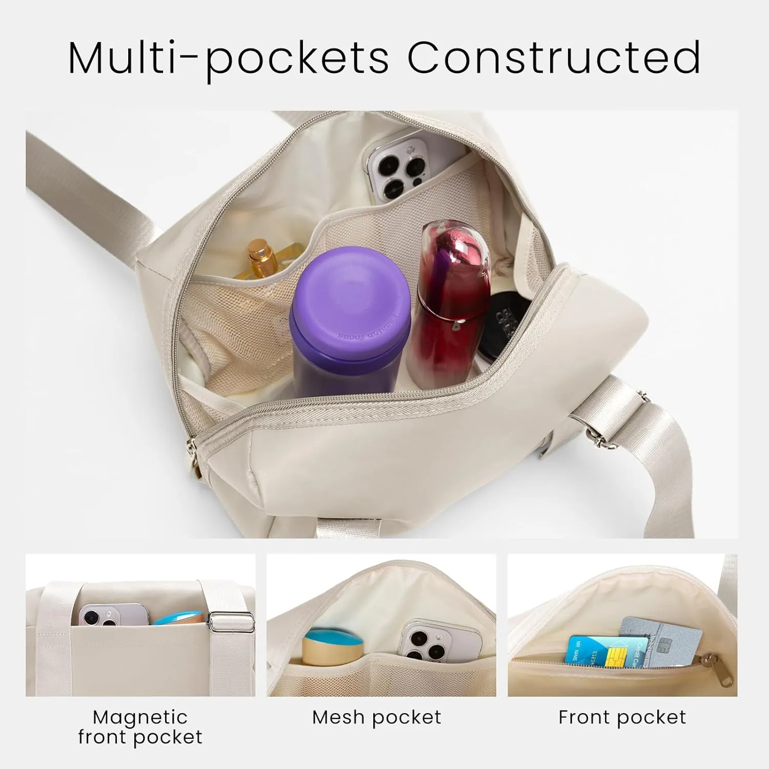 MAMONA Mini Gym Bag for Women - Small Lightweight Carry On Duffle Bag Waterproof Small Gym Bag for Workout, Yoga, Fitness