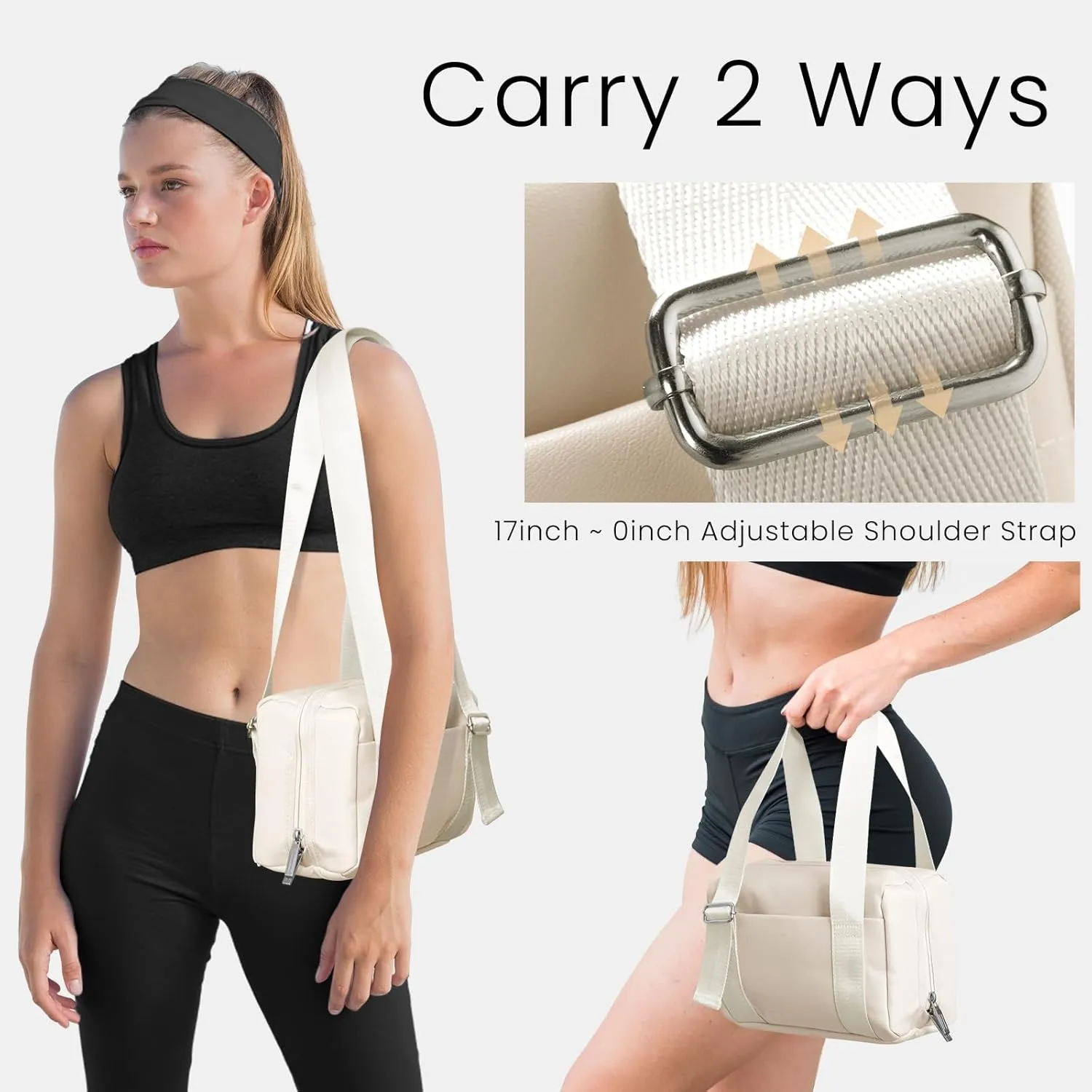 MAMONA Mini Gym Bag for Women - Small Lightweight Carry On Duffle Bag Waterproof Small Gym Bag for Workout, Yoga, Fitness