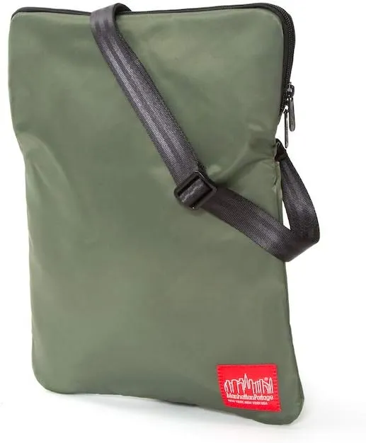 Manhattan Portage Flight Nylon Miller Shoulder Bag (water resistant, lightweight, seatbelt carry handle, magnetic cinch)