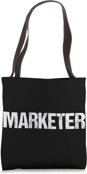 Marketer Simple Title Tote Bag