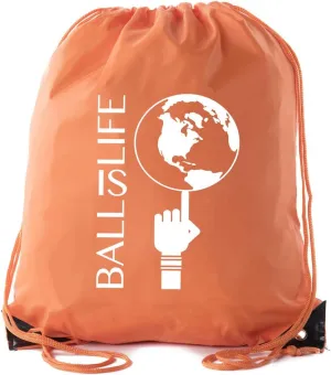 Mato & Hash Basketball Drawstring Bags with 3,6, and 10 pack Bulk Options 10PK Orange CA2500Basketball S4