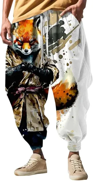 Mens Joggers Sweatpants Fashion Street Feel Casual Sweatpants Men Cotton Baggy Hippih Yoga Harem Pants Boho Pants
