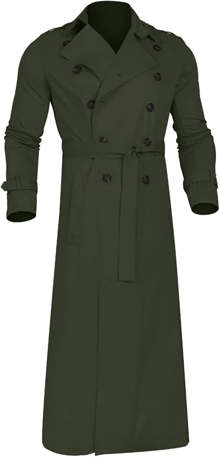 Men's Snap Front Puffer Jacket Sleeve Turn Down Collar Solid Denim Jacket Coat Waterproof Raincoat with Hood