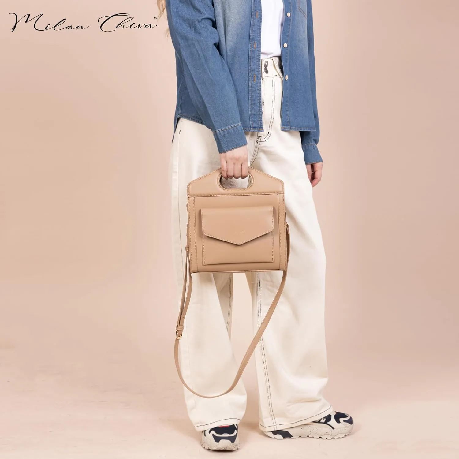 Milan Chiva Crossbody Purses for Women Vintage Mini Satchel Pocket Tote Bag