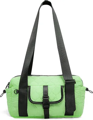 Mini gym bag for Women Waterproof Travel Duffle Bag Tote bag with Wet Compartments Small Workout Sport Bag for Girls (Green)