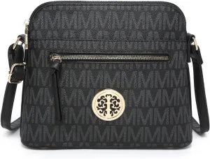 MKP COLLECTION Womens Fashion Crossbody Bag Medium Shoulder Purse with Adjustable Strap Multi Pockets for Travel Daily Use