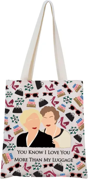 MNIGIU Steel Magnolias Gift Steel Magnolias Cosmetic Bag You Know I Love You More Than My Luggage Bag (You Know I Tote)
