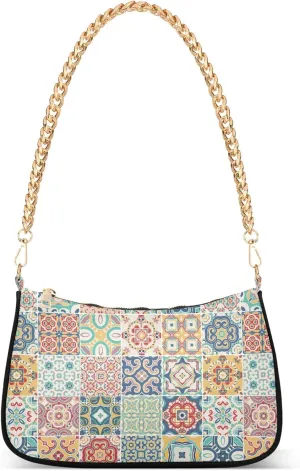 MNSRUU Handbag Purses for Women Boho Chain Shoulder Bag