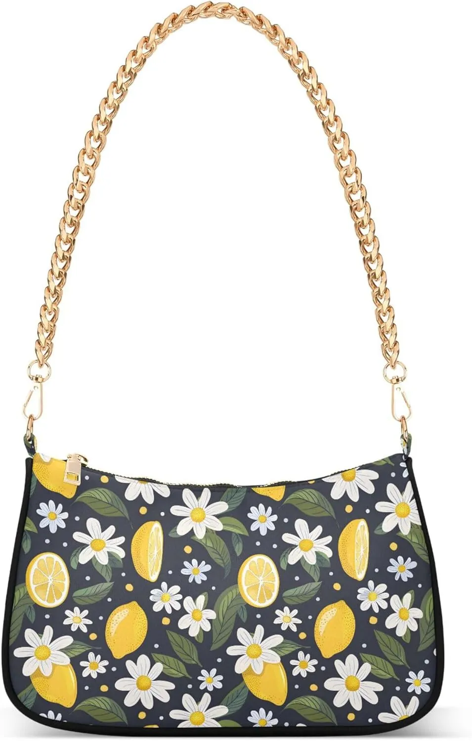 MNSRUU Handbag Purses for Women Lemons Chain Shoulder Bag