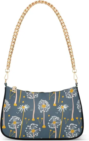 MNSRUU Handbag Purses for Women Lemons Chain Shoulder Bag