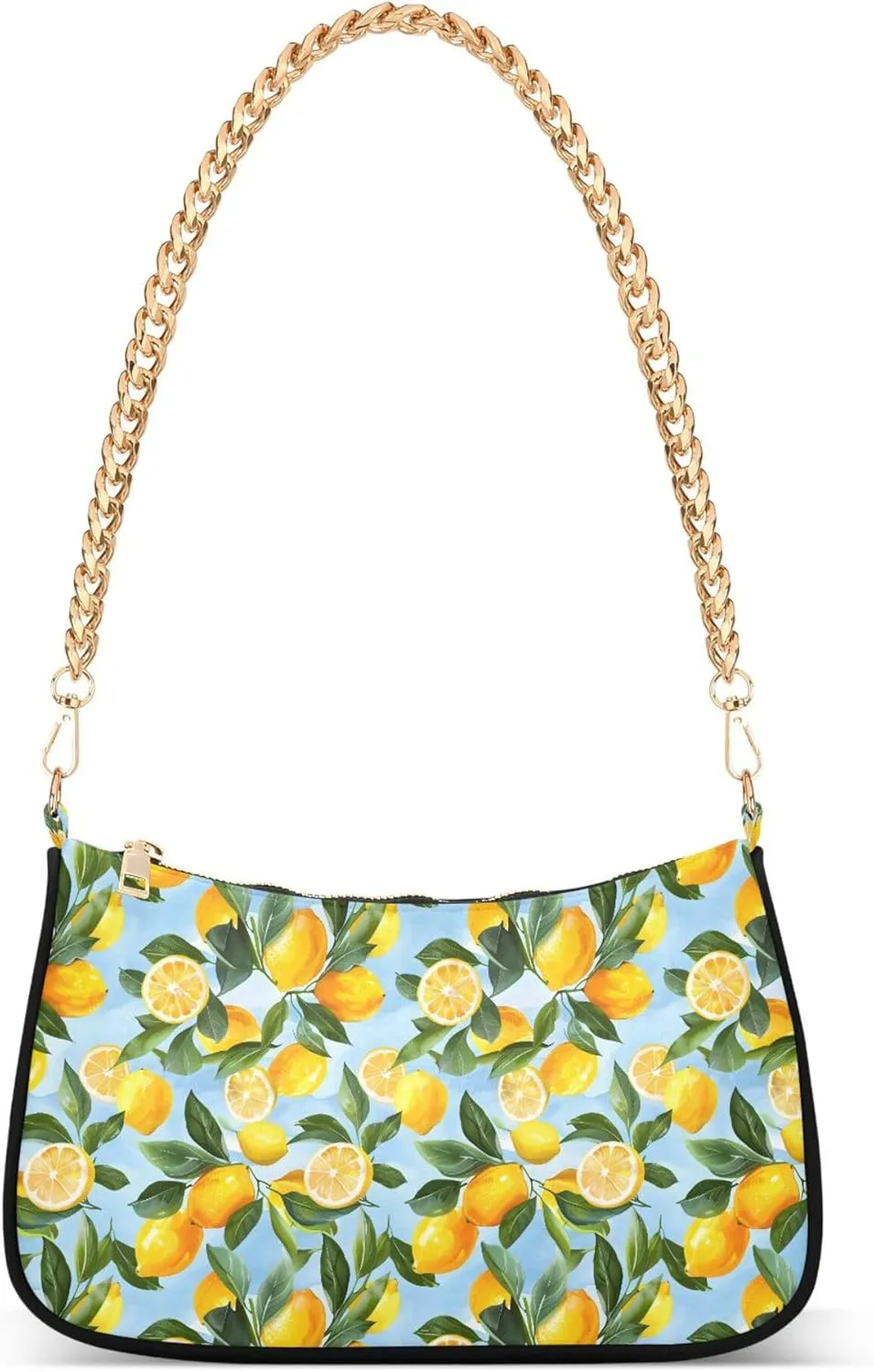 MNSRUU Handbag Purses for Women Lemons Chain Shoulder Bag
