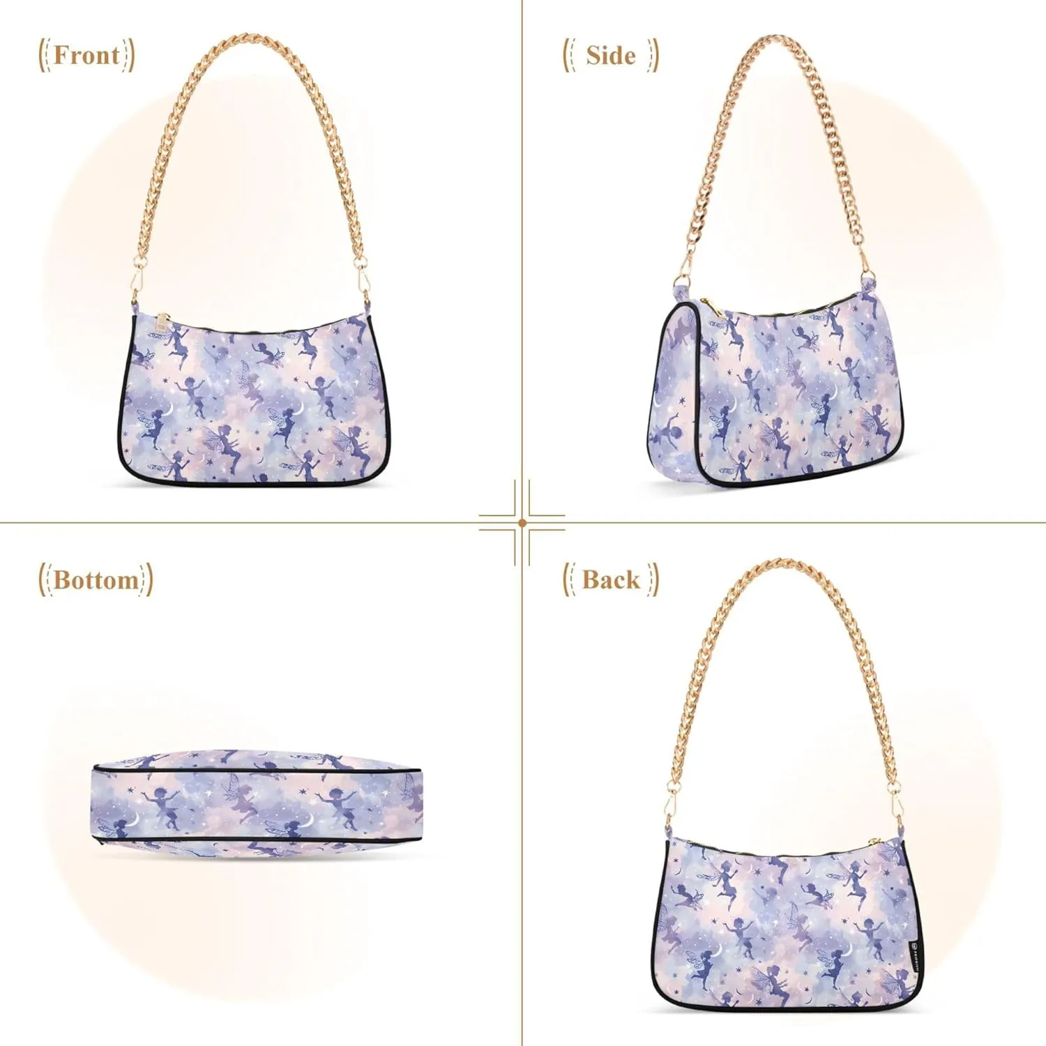 MNSRUU Handbag Purses for Women Line Chain Shoulder Bag