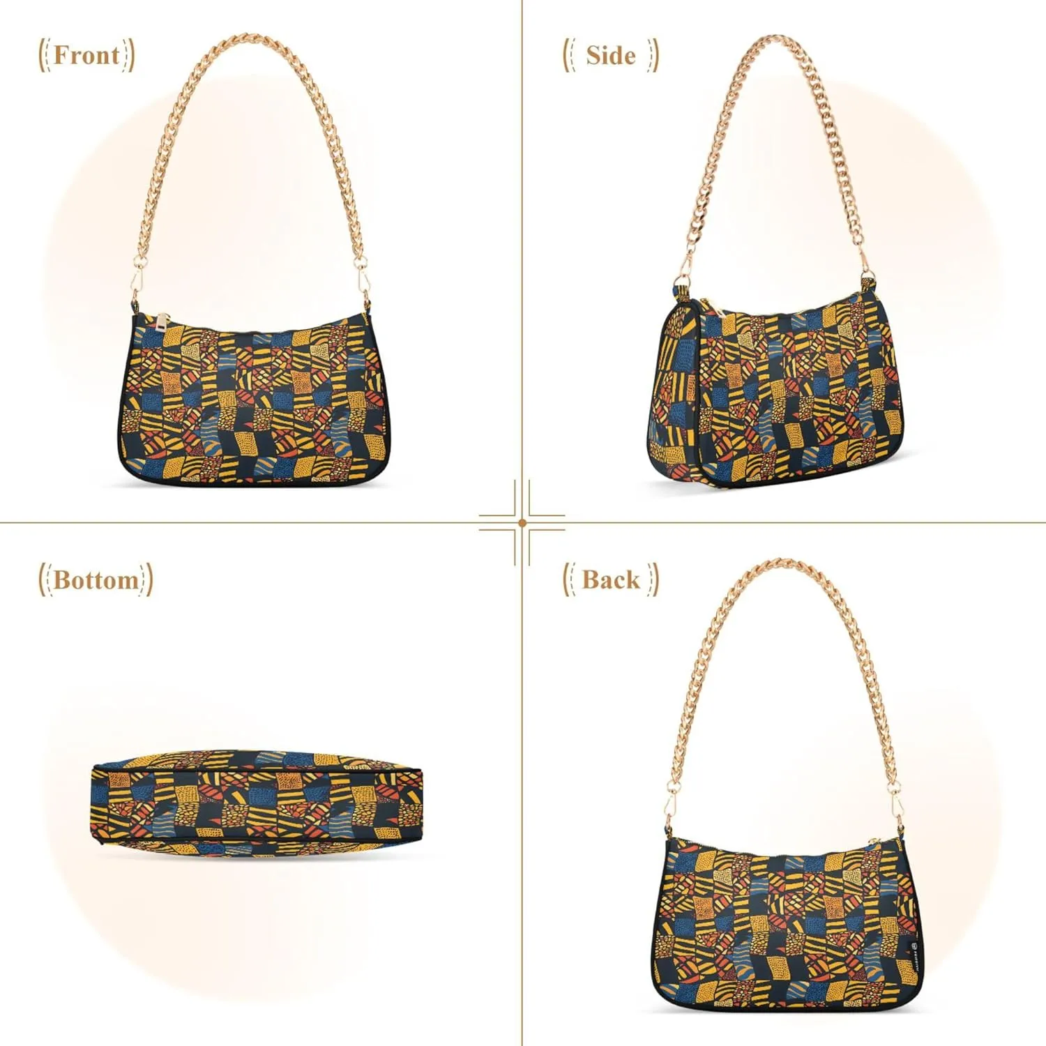 MNSRUU Handbag Purses for Women Line Chain Shoulder Bag