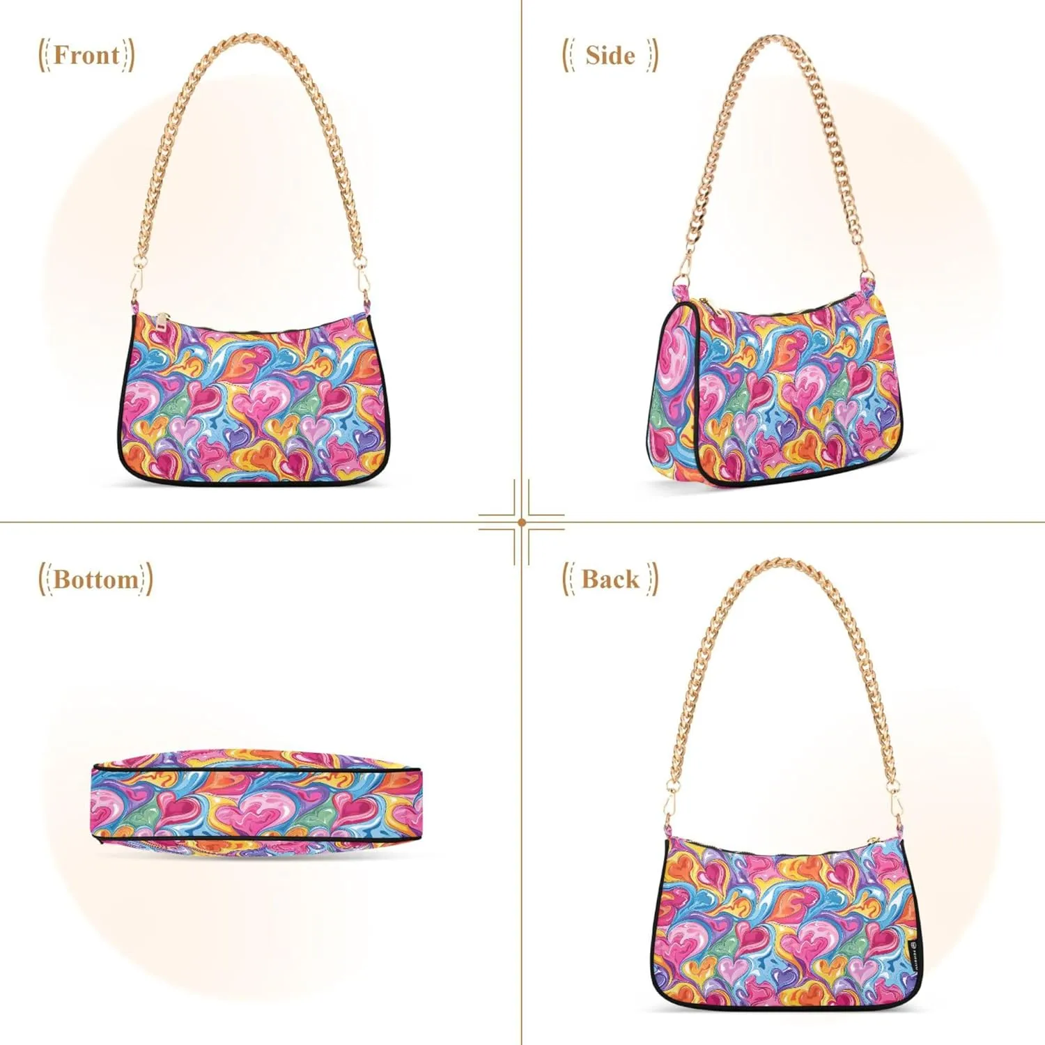 MNSRUU Handbag Purses for Women Line Chain Shoulder Bag