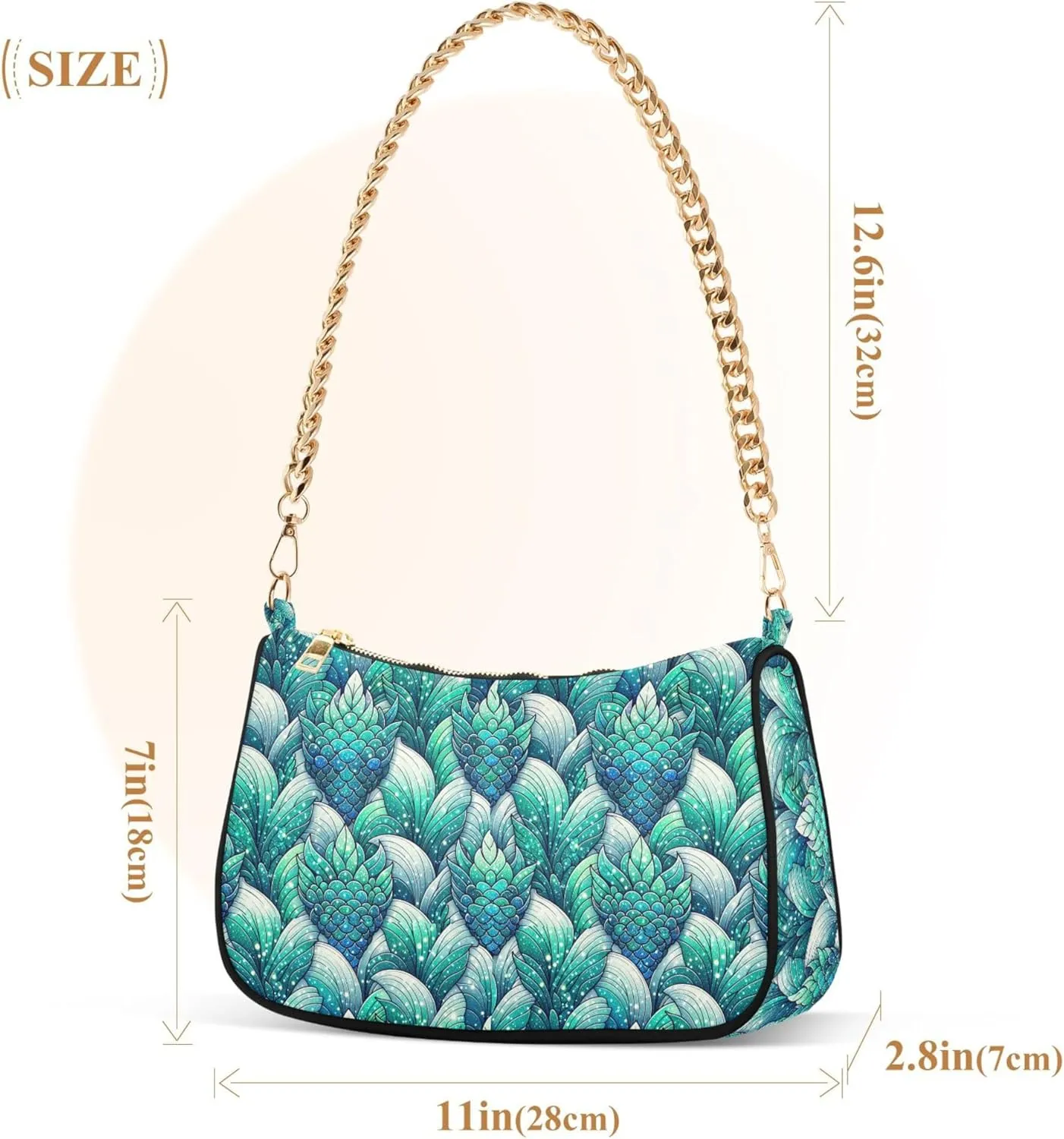 MNSRUU Handbag Purses Women Black Checkered Chain bag