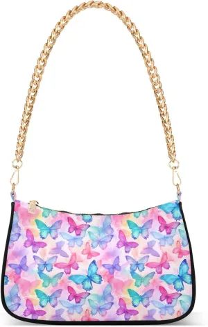 MNSRUU Handbag Purses Women Cut Chain Shoulder bag