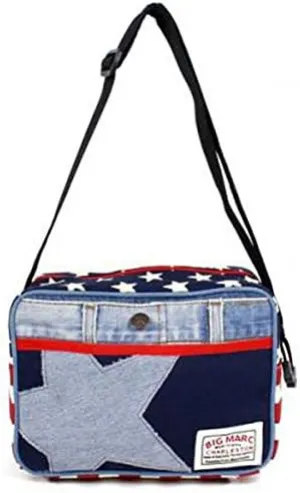 Momentum Kids Shoulder Bag, Kids' Denim Star Switching