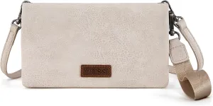 Montana West Wrangler Womens Wristlet Wallet RFID Blocking Bifold Clutch Credit Card Holder Purse with Crossbody Strap