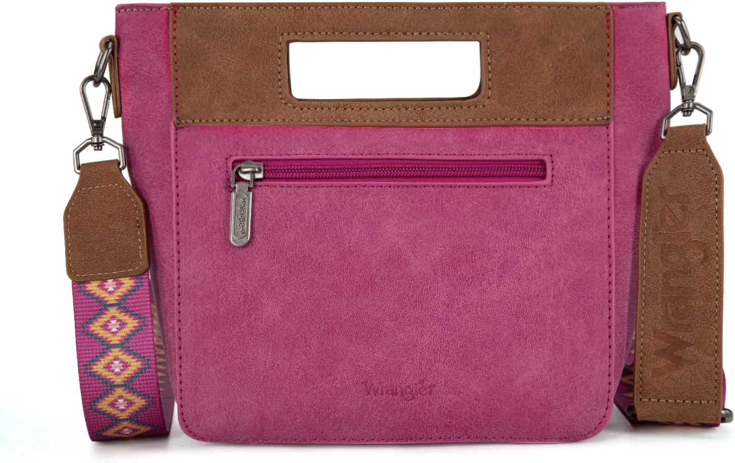 Montana West x Wrangler Small Aztec Satchel Handbags for Women with Crossbody Strap