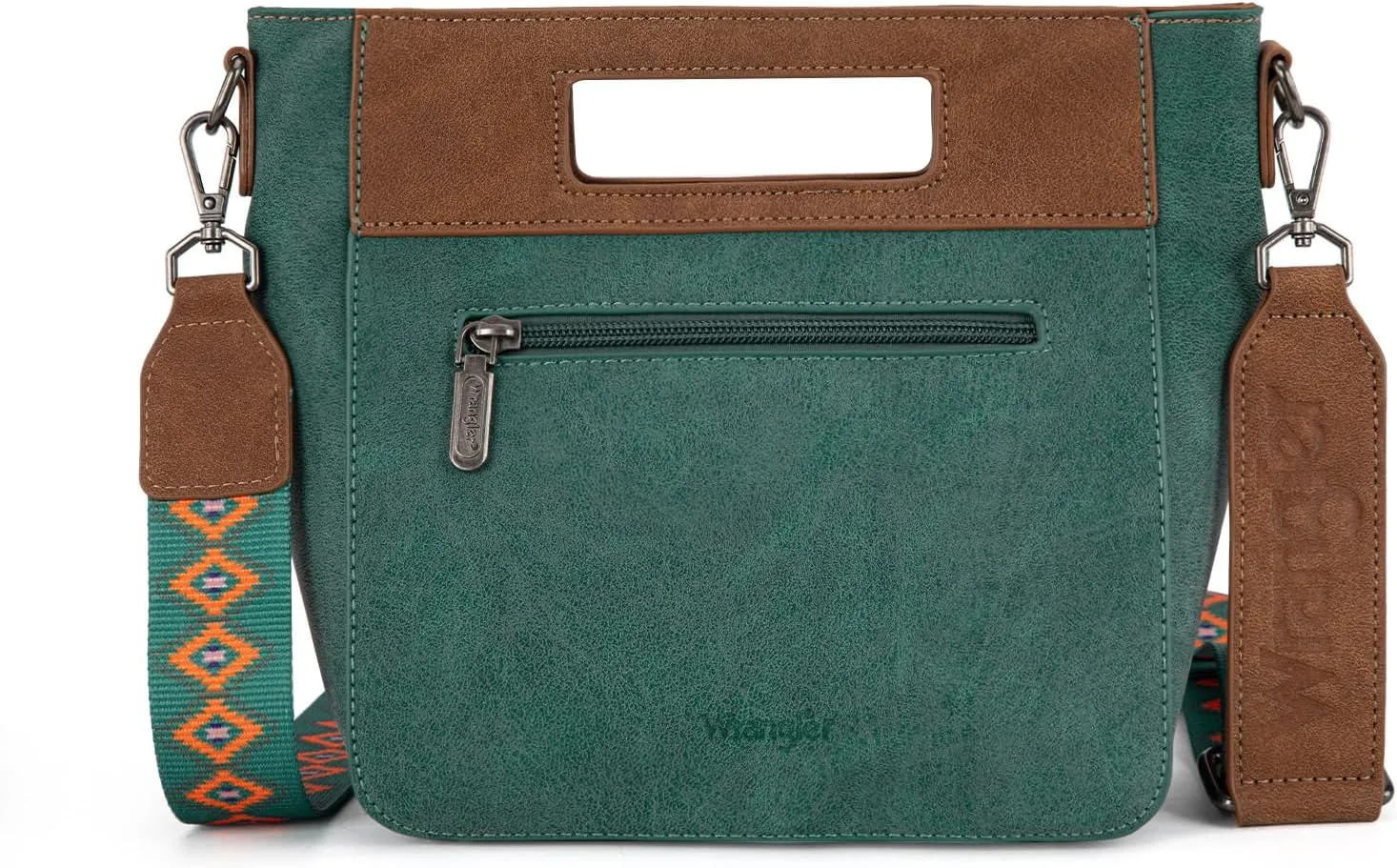 Montana West x Wrangler Small Aztec Satchel Handbags for Women with Crossbody Strap