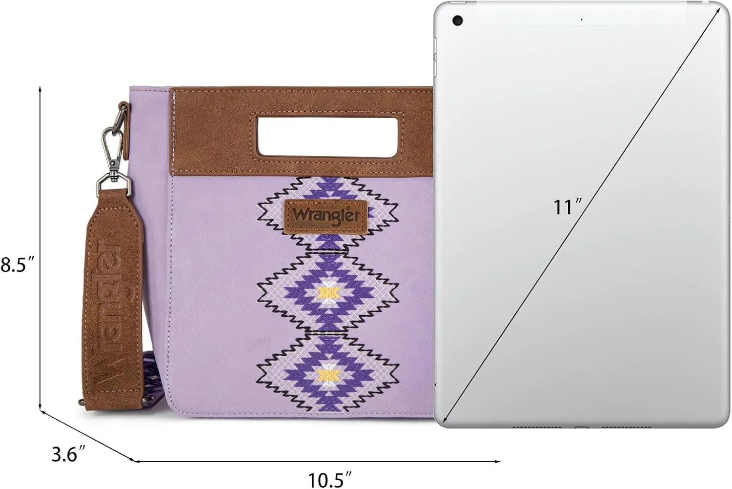 Montana West x Wrangler Small Aztec Satchel Handbags for Women with Crossbody Strap