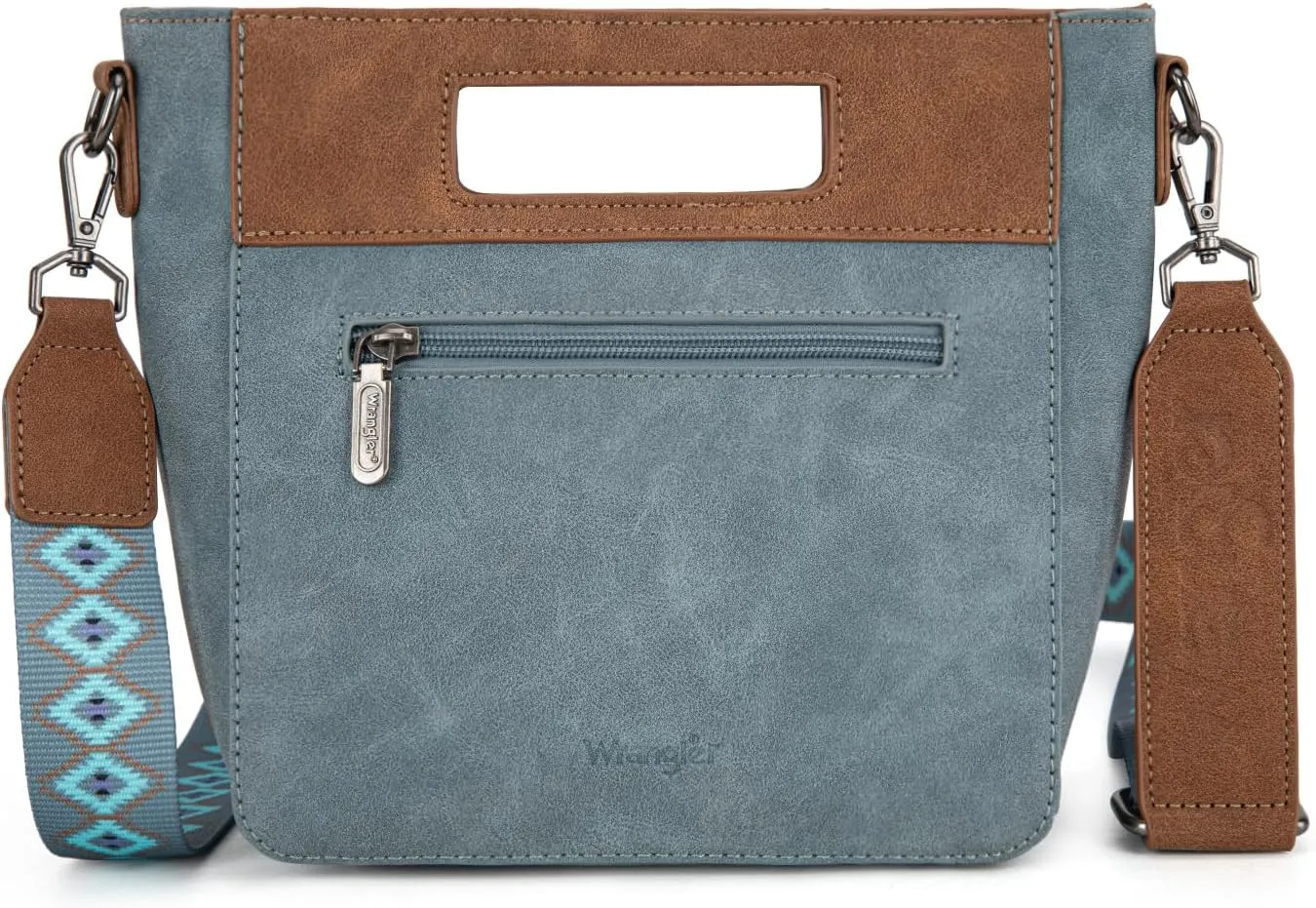 Montana West x Wrangler Small Aztec Satchel Handbags for Women with Crossbody Strap
