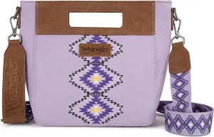 Montana West x Wrangler Small Aztec Satchel Handbags for Women with Crossbody Strap