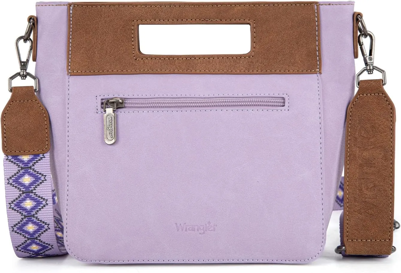 Montana West x Wrangler Small Aztec Satchel Handbags for Women with Crossbody Strap